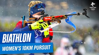 Biathlon  Womens 10km Pursuit  Full Replay  Beijing2022 [upl. by Cheney]