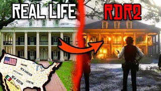 Every Location That Exist in REAL LIFE  Red Dead Redemption 2 [upl. by Barabas]