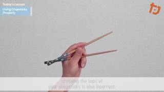 How to Use Chopsticks Properly for LeftHanded People [upl. by Hammad347]