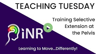 teachingtuesday Training Selective Extension at the Pelvis [upl. by Ecidnac]