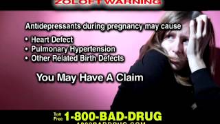 Zoloft Birth Defect Lawsuits [upl. by Eyssej]