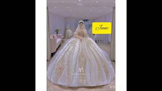 choose ur month wedding grown dress birthday [upl. by Smoht]