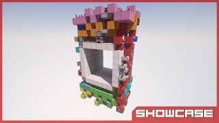 Extremely Compact 6x6 Piston Door 1260 Blocks [upl. by Sinylg]