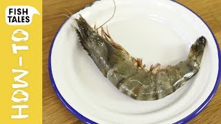 How to PEEL CLEAN amp DEVEIN PRAWNS and Shrimp  Bart van Olphen [upl. by Atteynod942]