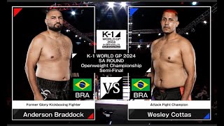 Anderson Braddock vs Wesley Cottas  FULL FIGHT  K1 WORLD GP  Aug24 2024 [upl. by Ayikaz]