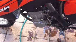 2013 KTM 450 SXF clutch noise [upl. by Anoiuq]