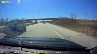 Dark Grey Honda CRV All over the Road Sheboygan County April 15th 2024 [upl. by Angell]