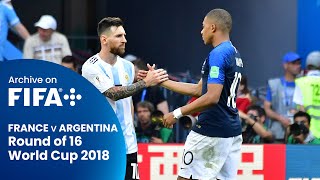 MBAPPE VS MESSI  2018 FIFA World Cup France v Argentina [upl. by Srini310]