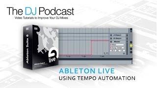 Adding Tempo Changes  Master Tempo Automation In Ableton Live [upl. by Nueoht]