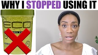 Why I Stopped Using Eco Styler Gel  Natural Hair Care [upl. by Dragde808]