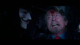 V for Vendetta  Final Fight Scene Mr Creedy [upl. by Valentijn1]