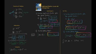 40 Integration 1 Additional Maths OCR FSMQ [upl. by Ahsienar]