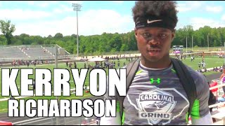 🔥🔥🔥Kerryon Richardson 17  Airport High West Columbia  SC Junior Year Spotlight [upl. by Adnuahsal]