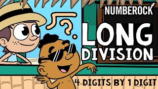 Long Division with Remainders Song  1 Digit Divisors [upl. by Nnagem]