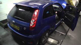 Mountune Ford Fiesta ST MR200 on Powerstation Rolling Road Dyno [upl. by Cohdwell]