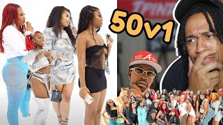 TPindell Reacts to 50 WOMEN VS RICH HOMIE QUAN 50 v 1 [upl. by Mccord]