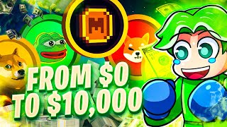 Trading Solana Meme Coins Live  100000 Profit [upl. by Maloy64]