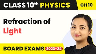 Refraction of Light  Light Reflection And Refraction  Class 10 Physics [upl. by Alenson]