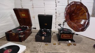 Antique Gramophone Playing quot Yun To Humne Lakh Haseen Dekhe Hein From quotTumsa Nahin Dekhaquot 1957 [upl. by Rudwik]