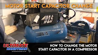 How to change the motor start capacitor in a compressor [upl. by Rai12]