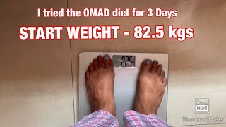 I Tried The One Meal A Day Diet For 3 Days  Lost 5 Pounds  OMAD Diet Results  Shiuli Paul [upl. by Eolande]