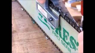 Granberg Ripping Chain Sharpening and Test Cuts [upl. by Mills]