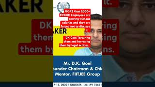 FIITJEE Employees are undeclared hostages DK Goel demanding for money allen akash narendramodi [upl. by Panter]