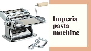 Imperia pasta machine unboxing and initial cleaning before first use  Atlas 150  Marcato [upl. by Kcirej]