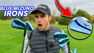 UNBOXING RARE BLUE MIZUNO PRO 221’s  6 Hole Test IRONS ONLY [upl. by Fem949]