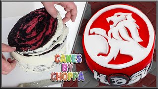 HOLDEN HSV Logo Cake How To [upl. by Atinihs]