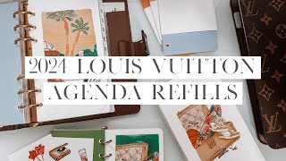 2024 Louis Vuitton Agenda Refills  Medium Functional amp Small Daily Agenda Refill [upl. by Arrehs]