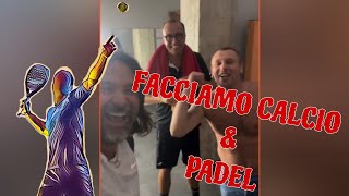 ADANI E CASSANO INCONTRANO RICCARDO TREVISANI PER GIOCARE A PADEL🔥 [upl. by Alyks732]