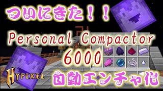 【HypixelSkyblock】ついに来た自動エンチャント化システム！Personal Compactor 400050006000紹介 [upl. by Ycak]