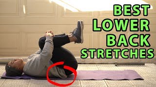 11 Best Lower Back Stretches For Pain amp Stiffness [upl. by Ayotac]