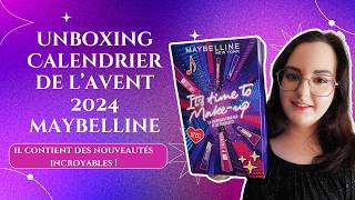 INCROYABLE le Calendrier de lavent MAYBELLINE France 2024  UNBONXING [upl. by Farnham]