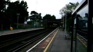 Crosscountry train going through Beaulieu Road Railway Station in the New Forest [upl. by Shaun]