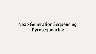 NextGeneration Sequencing Pyrosequencing [upl. by Inttirb]