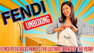 Fendi Peekaboo Mini is the ultimate bag of the year Watch the unboxing and find out why [upl. by O'Connor273]