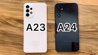 Samsung Galaxy A23 4G vs Samsung Galaxy A24 4G [upl. by Elyk]