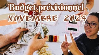 💶 BUDGET prévisionnel novembre 2024 • méthode des enveloppes virtuelles  présentation planner [upl. by Tory]