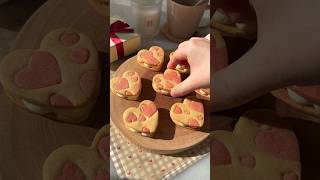 クリームチーズチョコサンドクッキー🥯🤍 baking cookies お菓子作り クッキー バレンタイン valentine [upl. by Rhonda]