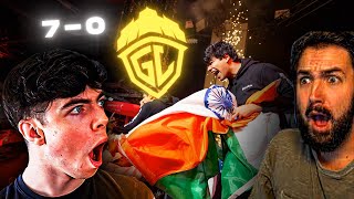 All Streamers Reactions to GODLs 🇮🇳 70 Victory Over LG 😱 [upl. by Kenna]