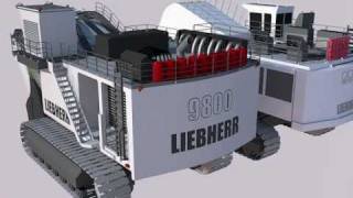 liebherr 9800 et 996B [upl. by Vijar]