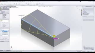 Variable Radius Fillets in SolidWorks [upl. by Bacon]