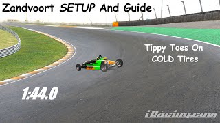 iRacing Zandvoort SETUP And Track guide Ray FF1600 [upl. by Anicnarf]