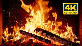 🔥 Cozy Fireplace 4K 12 HOURS Fireplace with Crackling Fire Sounds Crackling Fireplace 4K [upl. by Zoa776]