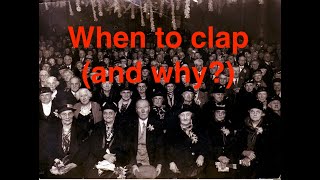 When to clap in classical music and why [upl. by Winer133]