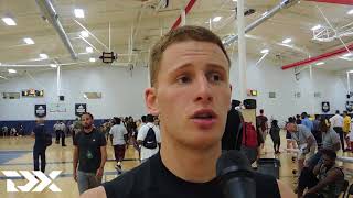 Donte Divincenzo Adidas Nations Interview [upl. by Zilvia908]