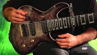 ESP Guitars Javier Reyes Animals As Leaders demos his signature LTD JR608 [upl. by Tarton738]