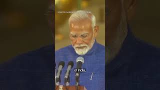 Modi Sworn In as India Prime Minister After Election Setback politics modi india [upl. by Stanfill]